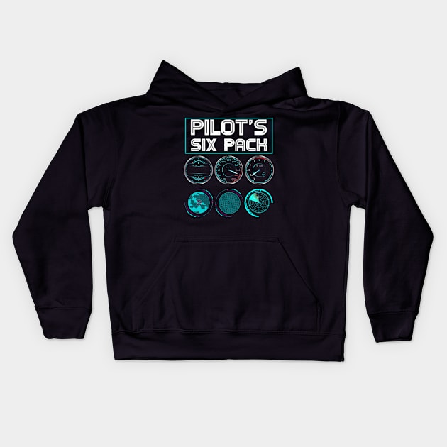 Funny Cockpit Plane Co Pilot Gifts Pilot Kids Hoodie by shirtsyoulike